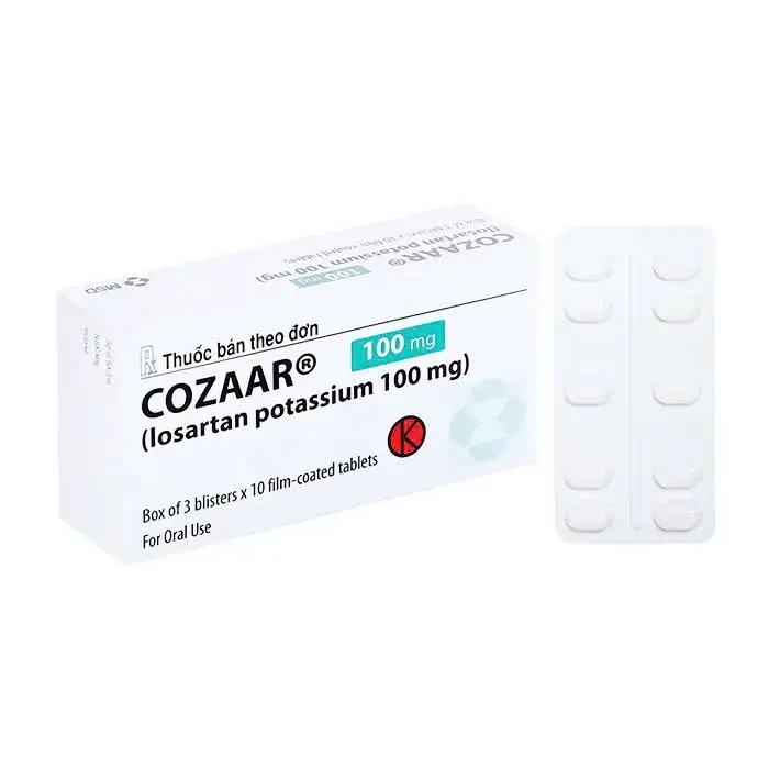 Cozzar 100mg MSD (H/30v) – Giảm huyết áp, bảo vệ tim thận hiệu quả